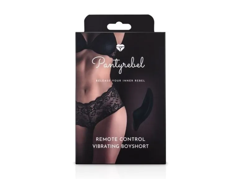 Panty Rebel Vibrierende BoyShort Schwarz