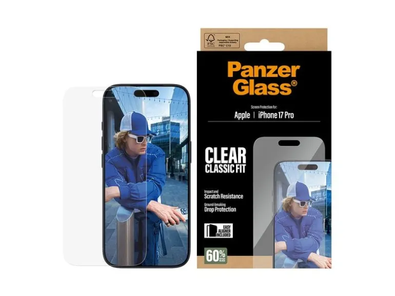 Panzerglass Displayschutz Classic Fit iPhone 17 Pro