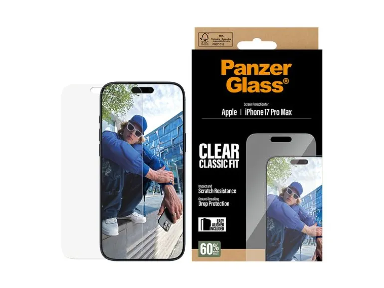 Panzerglass Displayschutz Classic Fit iPhone 17 Pro Max