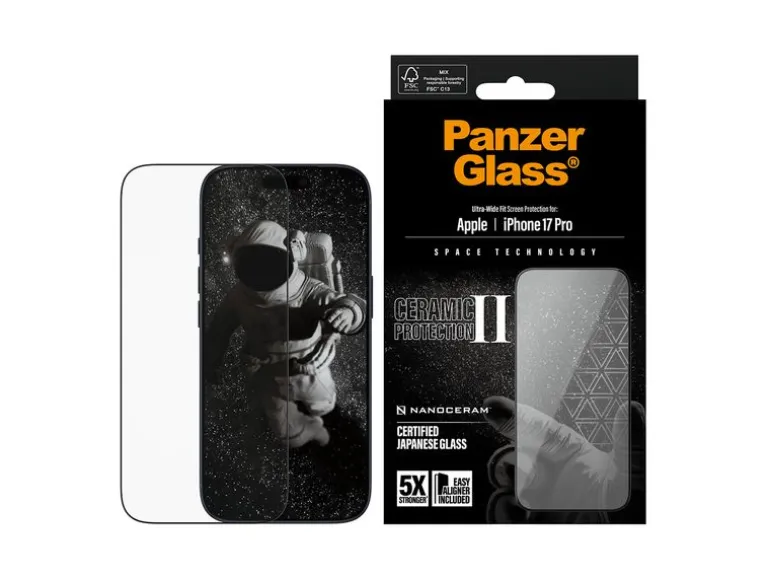Panzerglass Displayschutz Ceramic II iPhone 17 Pro
