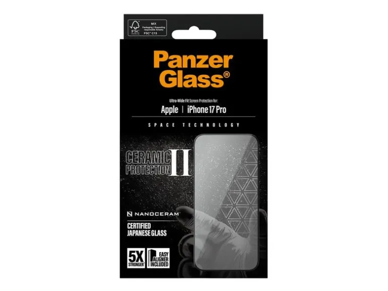 Panzerglass Displayschutz Ceramic II iPhone 17 Pro