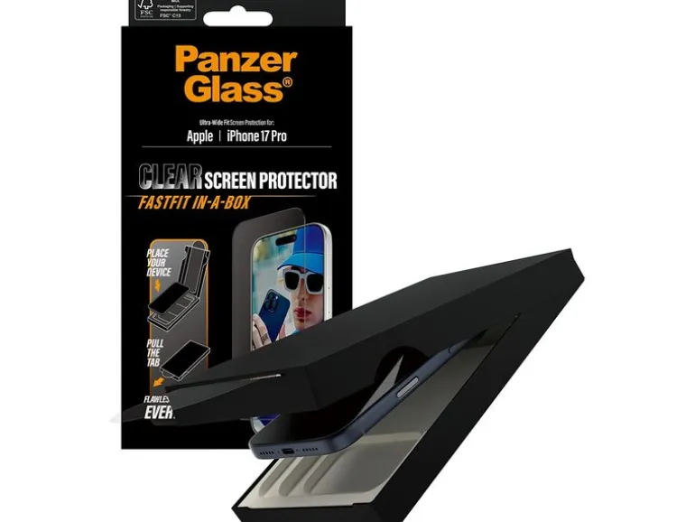 Panzerglass Ultra Wide Fastfit iPhone 17 Pro