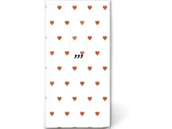 Paper + Design Taschentücher Petits coeurs 4-lagig, 10 Stück