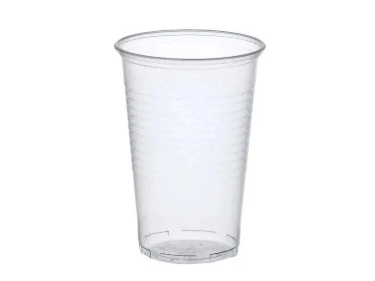 Papstar Einwegbecher 300 ml 100 Stück, Transparent