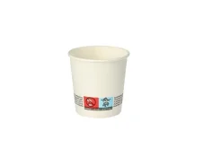 Papstar Einwegbecher Pure 100 ml, 50 Stück, Weiss