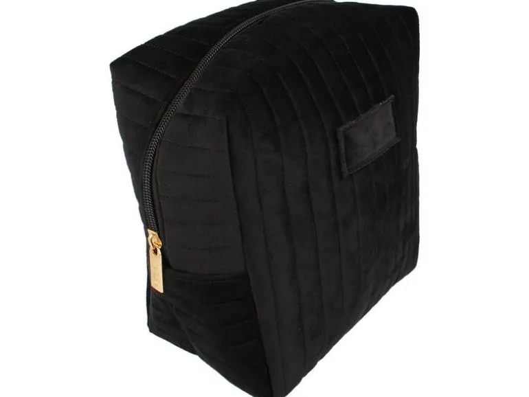 Parsa Beauty Kulturtasche Samt schwarz 1 Stück