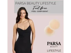 Parsa Beauty Silikon Nippel Pads helles nude 2 Stück