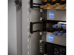 Patchbox Kabeldurchführung Patchcatch Solo 24 Rack Montage, Schwarz