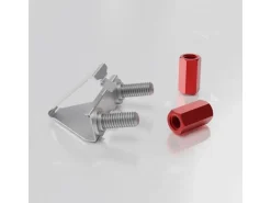 Patchbox Rack Zubehör /dev/mount (Bolzen Rot) 50-Pack
