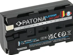 Patona Platinum Akku für Sony NP-F550, F330, F530, F750, F930