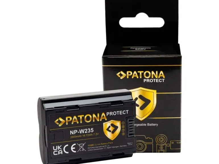Patona PROTECT Akku für Fuji FinePix NP-W235 XT-4 XT4