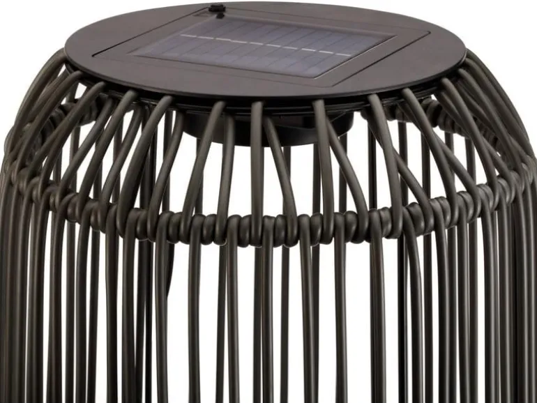Pauleen Stehleuchte Solar Sunshine Coziness, Schwarz / Grau