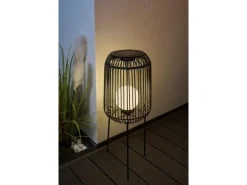 Pauleen Stehleuchte Solar Sunshine Coziness, Schwarz / Grau