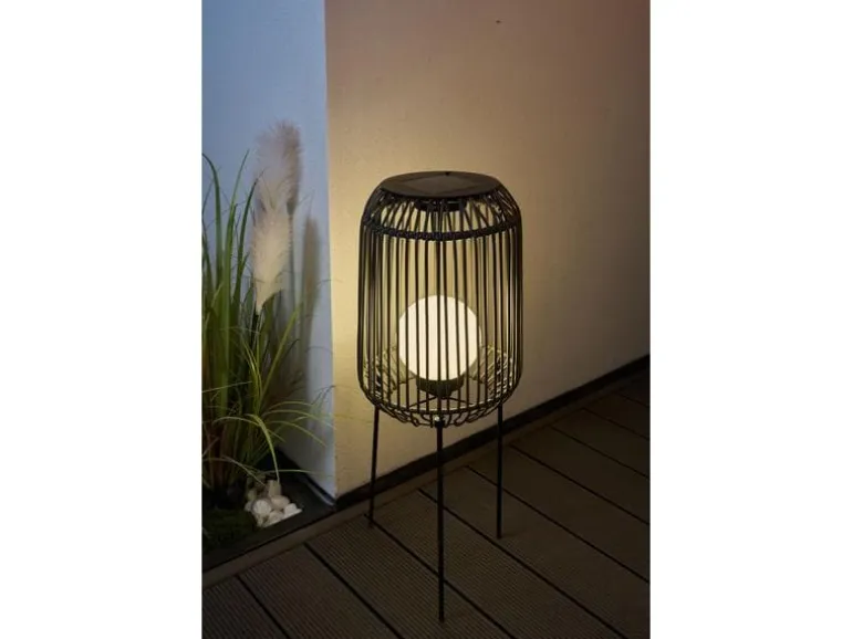 Pauleen Stehleuchte Solar Sunshine Coziness, Schwarz / Grau