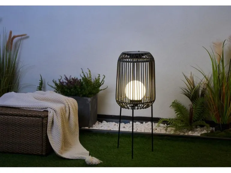 Pauleen Stehleuchte Solar Sunshine Coziness, Schwarz / Grau