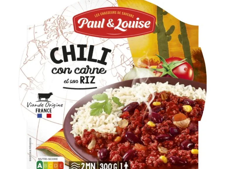 Paul & Louise Fertiggericht Chili con Carne mit Reis 300 g