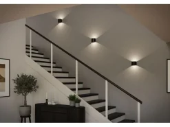 Paulmann Akkuwandleuchte Nyora IP44, Schwarz