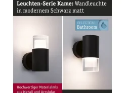 Paulmann Badezimmerleuchte Wand-/Deckenleuchte Kame 5W