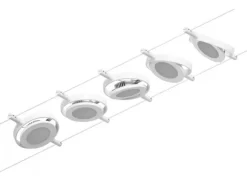 Paulmann CorDuo LED Seilsystem RoundMac Basisset Blanc Chrome