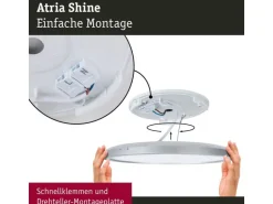 Paulmann Deckenleuchte LED Panel Atria Shine Backlight