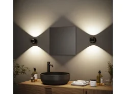 Paulmann LED Akkuwandleuchte Zorik 2700K dimmbar Schwarz