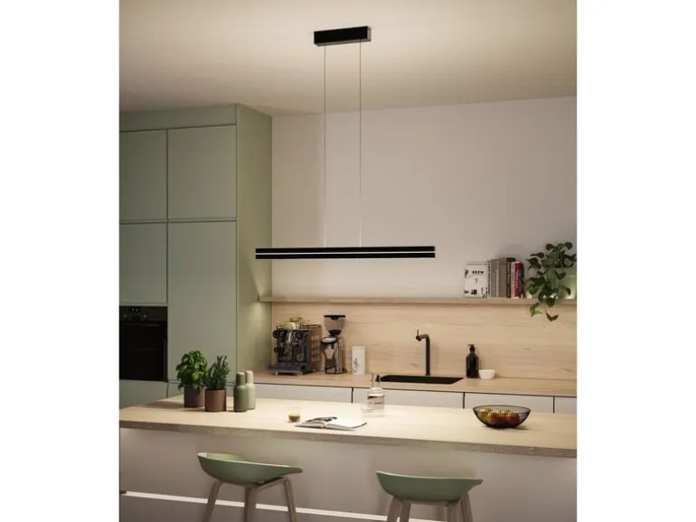 Paulmann LED Pendelleuchte Raiko, Schwarz