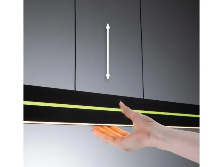 Paulmann LED Pendelleuchte Raiko, Schwarz