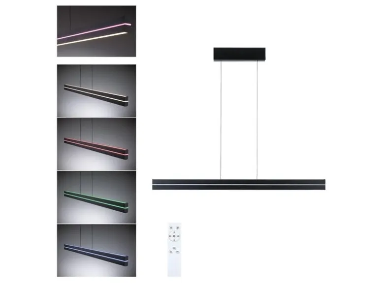 Paulmann LED Pendelleuchte Raiko, Schwarz