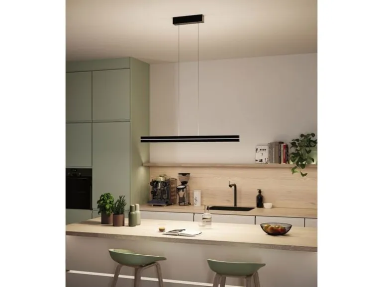Paulmann LED Pendelleuchte Raiko, Schwarz