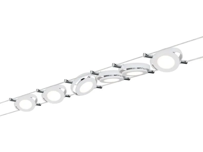 Paulmann LED Seilsystem RoundMac Basisset 6 x 200 lm