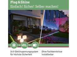 Paulmann LED Stripe Plug & Shine Smooth 3000 K, 26 W, Weiss