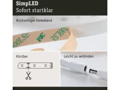 Paulmann LED-Stripe SimpLED RGB, 10 m Rolle