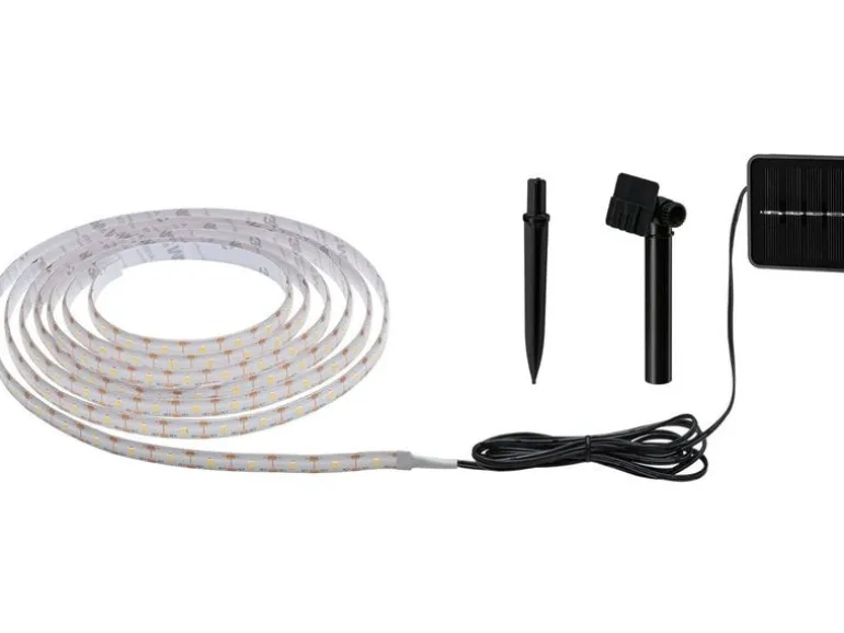 Paulmann LED Stripe Solar 3 m Dämmerungssensor und Akku