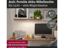 Paulmann Mobile Möbelaufbauleuchte Atali Weiss