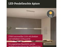 Paulmann Pendelleuchte LED Touchless Sensor Aptare Weiss