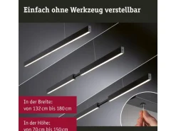 Paulmann Pendelleuchte LED Touchless Sensor Aptare Schwarz