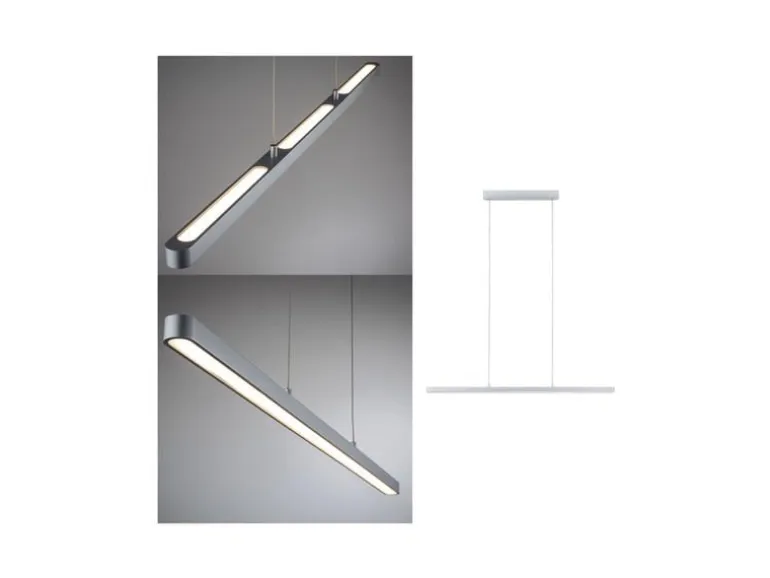Paulmann Pendelleuchte Lento, 42 W, 2700 K, Chrom