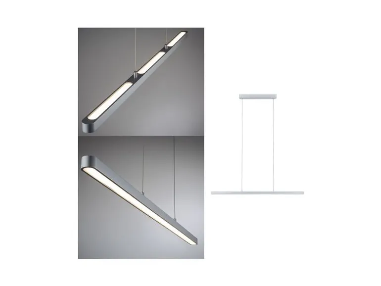 Paulmann Pendelleuchte Lento, 42 W, 2700 K, Chrom