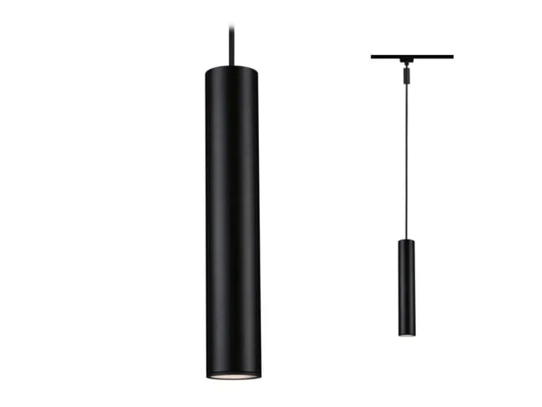 Paulmann Pendelleuchte URail Catalejo, 1 x GU10, 10 W, Schwarz