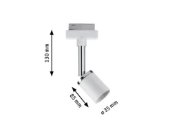 Paulmann Schienenspot URail Spot Pure II, 1 x GU10, 10 W, Weiss