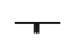Paulmann Schienenspot URail Tube, 1 x GU10, 10 W, Schwarz/ Chrom