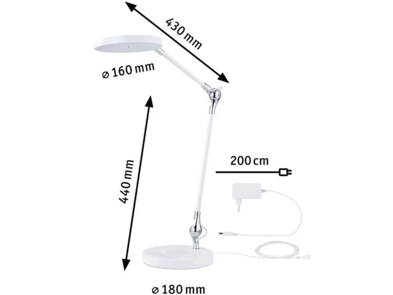 Paulmann Schreibtischleuchte Numis QI LED 11W 1100 lm