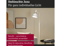 Paulmann Stehleuchte Neordic Juna E14, Weiss matt