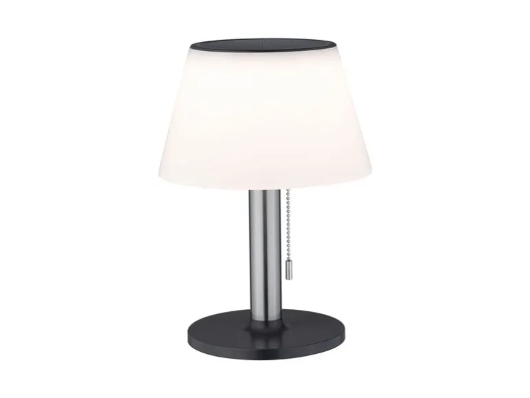 Paulmann Tischleuchte Solar Outdoor Lillesol, 3000K, Edelstahl