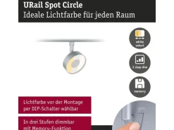 Paulmann URail Schienenspot Circle 3-Step-Dim 230 V Chrom