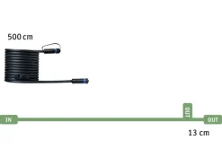 Paulmann Verbindungskabel Plug & Shine 5 m mit 2 Anschlussbuchen
