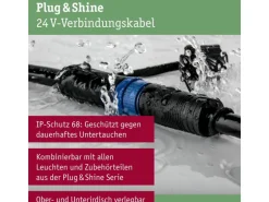 Paulmann Verbindungskabel Plug & Shine 2 m mit 2 Anschlussbuchsen