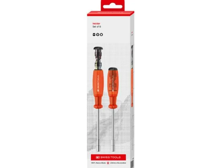 PB Swiss Tools Schraubenzieher Bithalter 6465 CBB mit 8 Bits