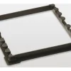PEKA METALL Kehrichtsack-Halter Kunststoff Grau Braun 31.5 cm
