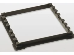 PEKA METALL Kehrichtsack-Halter Kunststoff Grau Braun 31.5 cm